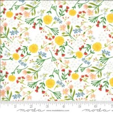 Moda On The Farm by Stacy Iest Hsu 20704 11 Cream Flowers COTTON