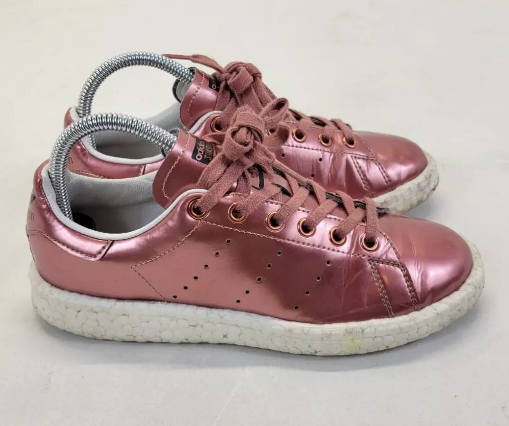 Adidas Stan Smith Boost Pink Rose Gold Size 6 Womens Athletic Shoes BB0107