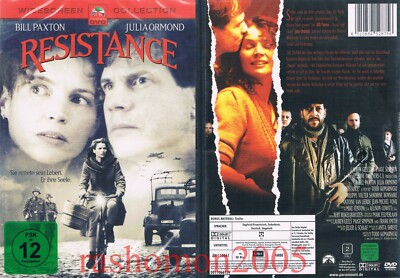 DVD RESISTANCE Bill Paxton Julia Ormond Sandrine Bonnaire Philippe Volter NEU