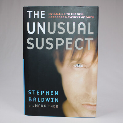 SIGNED The Unusual Suspect By Stephen Baldwin 2006 First Edition With COA HB DJ