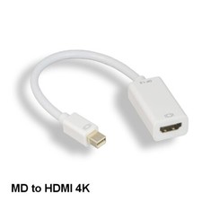 Kentek Mini Displayport 1.2a Male to 4K HDMI 1.4b Female Adapter 4K HD Passive