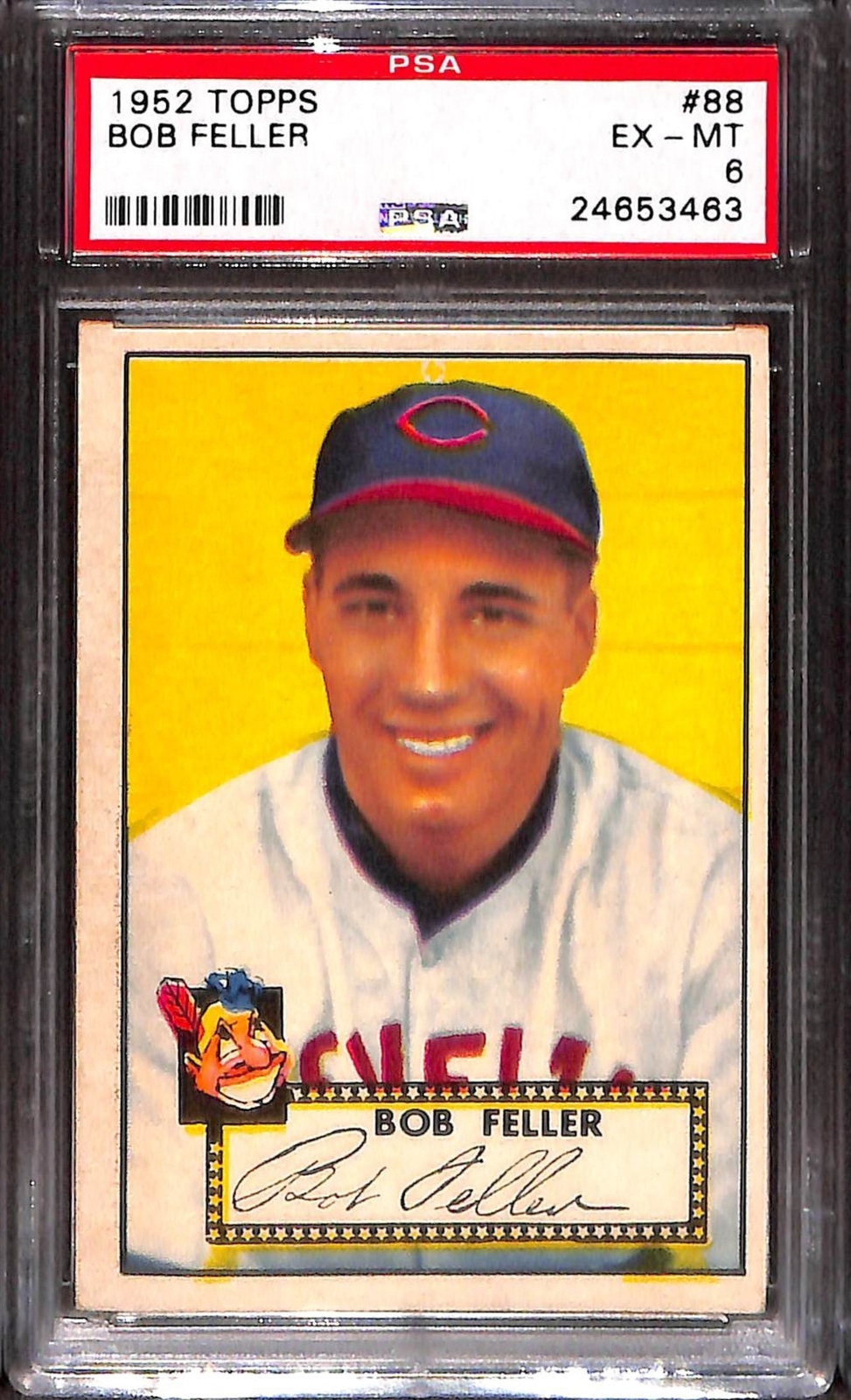 1952 Topps 88 Bob Feller PSA 6 24653463 eBay