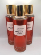 VICTORIA'S SECRET PATCHOULI ROSE BODY MIST 8.4 FL OZ SET OF 3 