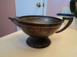 Vintage Benedict 1921 Silver Plate Creamer.