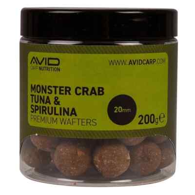 Avid Monster Crab Tuna & Spirulina Wafters 20mm 200g Boilies Lockfutter  O650009