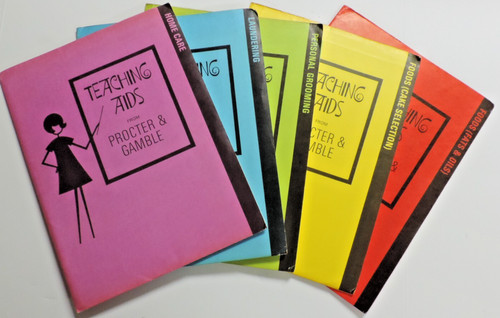 5 Teaching Aids by Procter & Gamble: Foods/Home/Laundry/Grooming Complete 1960s
