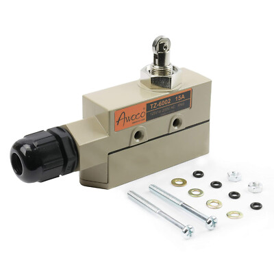 Awoco TZ-6002-15A Door Micro Switch with Parallel Roller Plunger for Air Curtain