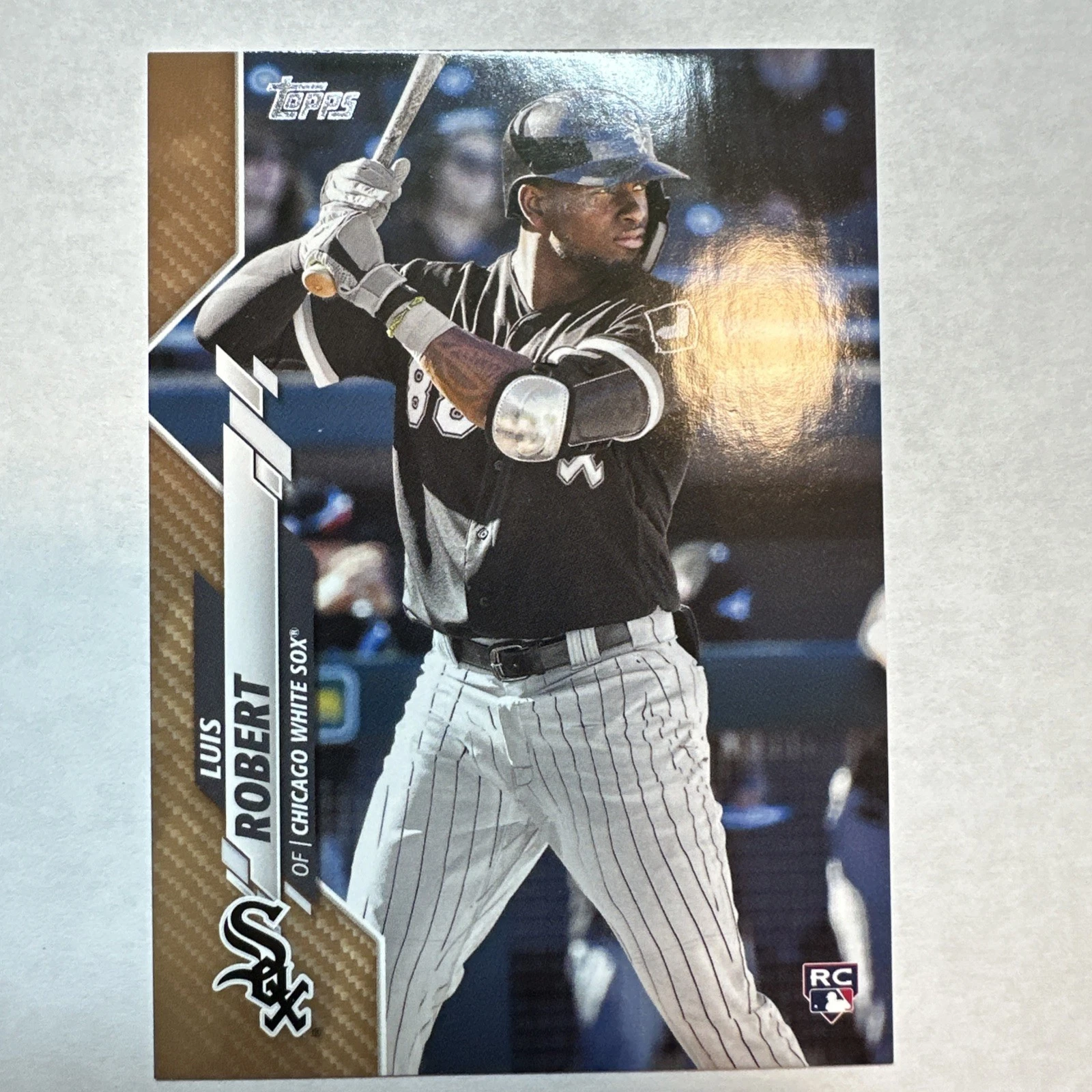 2020 TOPPS SERIES 2 LUIS ROBERT GOLD /2020 ROOKIE CARD #392