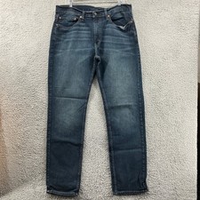 Levi 559 Jeans Dark Wash Straight Leg Mens 36x36 Measures 36x34 See Photos
