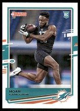 2020 Panini Donruss #261 Noah Igbinoghene Rookie RC Dolphins football card. rookie card picture