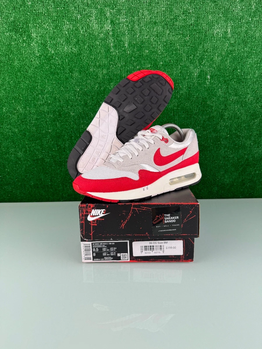 Preços baixos em Nike Air Max 1 '86 OG Big Bubble - Red W | eBay