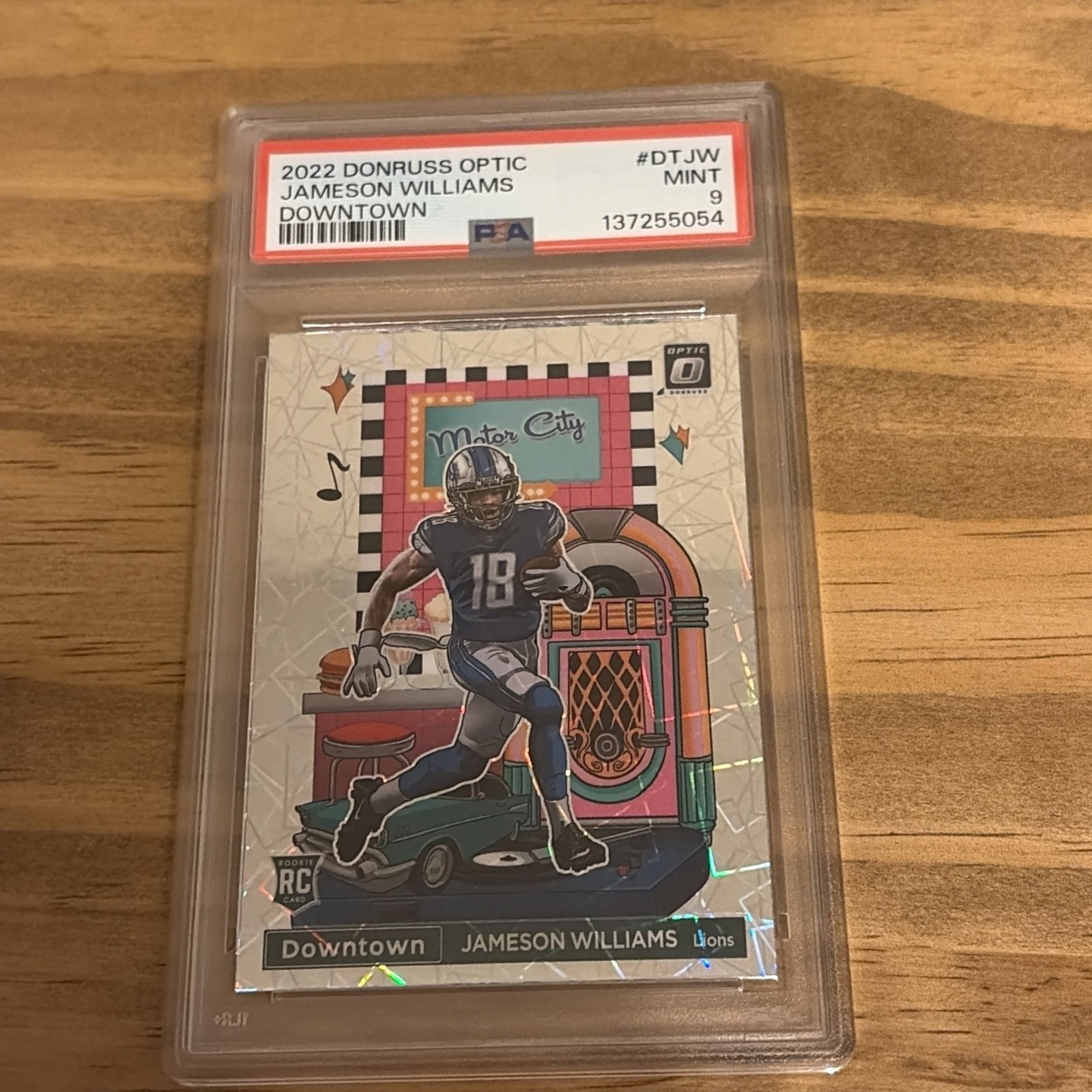 2022 Panini Donruss Optic - Downtown Jameson Williams #DT-JW (RC)