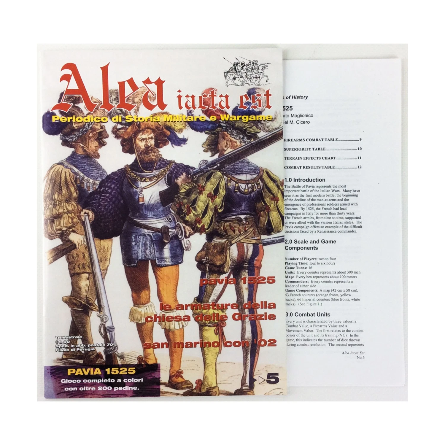 Alea iacta est Alea iacta est Magazine #5 w Pavia 1525 Mag VG