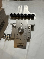 JessEm 08356 1/4" Stainless Steel Dowelling Jig w/ Angle Guide Woodworking New