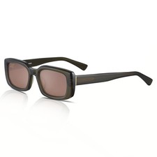 Serengeti Sunglasses Nicholson SS540002 Shiny Transparent Dark Green/Brown Mi