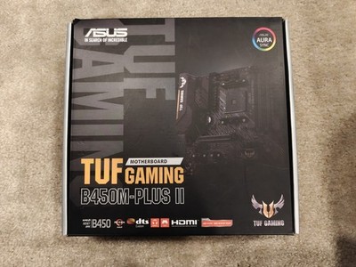 ASUS TUF GAMIG B450M-PLUS II Socket AM4, AMD Motherboard with Latest Bios
