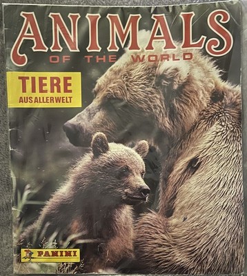 1x Panini Album Animals of the World Komplett
