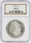 1879-S Morgan Silver Dollar NGC MS63 S$1 San Francisco Minted No Reserve