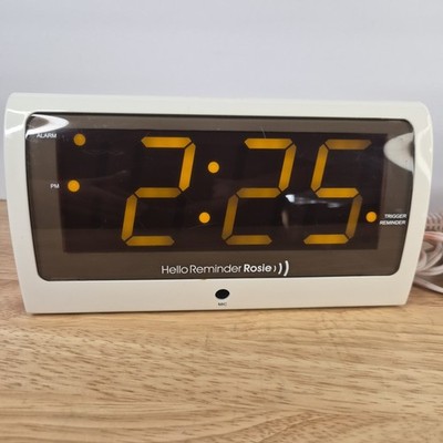 Hello Reminder Rosie Talking Alarm Clock Voice Control Life Assist w/ Video