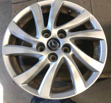 2012–2013 Mazda 3 16x6 1/2 Alloy Wheel Rim 10 Spokes Silver Factory OEM Tested