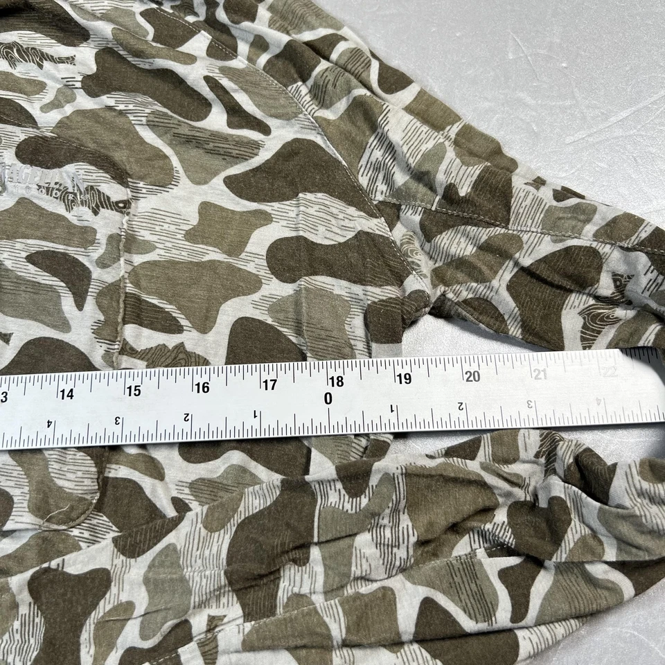 Magellan Outdoors Hoodie Mens Small Camo Green Fish Gear Classic Fit Fishing - Image 4 of 4