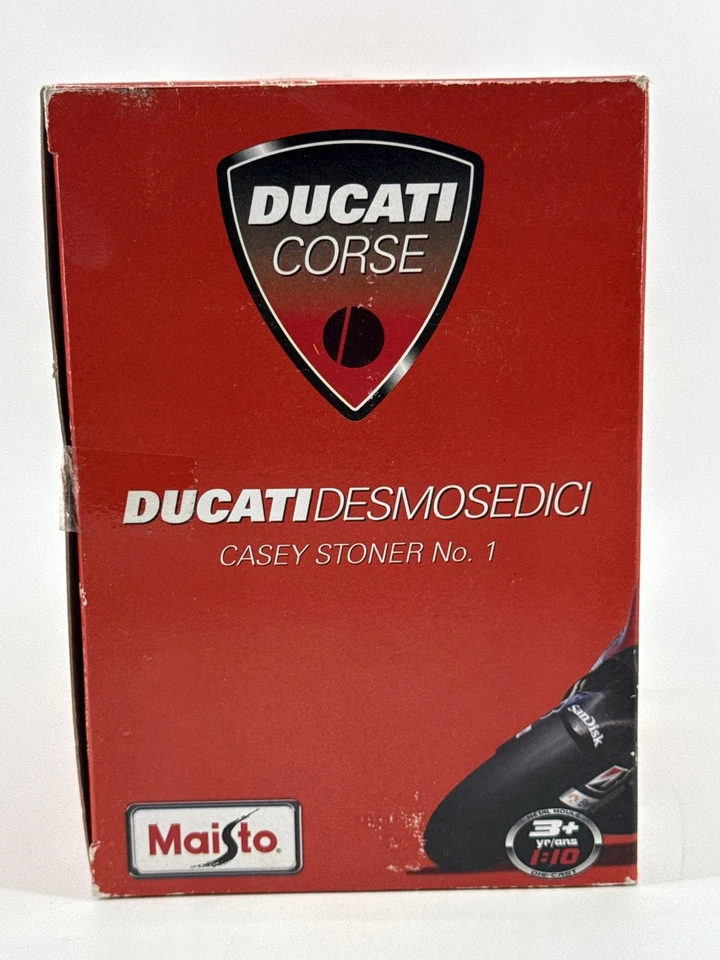 Maisto 1:10 Ducati Desmosedici Casey Stoner No1 литой мотоцикл MotoGP 31163 - Изображение 4 из 4