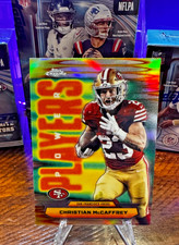 2025-26 Topps Chrome Football #PP-15 Christian McCaffrey POWER PLAYERS REFRACTOR
