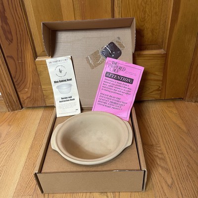 Pampered Chef Family Heritage Collection Large Stoneware Baking Bread Bowl #1450