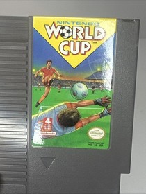 World Cup Nes Nintendo Enterteinment System USED NOT TESTED!