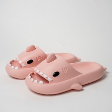 Shark Slides Sandals Non-Slip Open Toe Slippers Cloud Home Outdoor Unisex Shoe