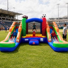 Inflatable Bounce House Water Slide Commercial Sports Kids Toddlers with Blower