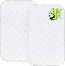 Waterproof Bassinet Mattress Protector Cover Fits for Baby Delight whiffee