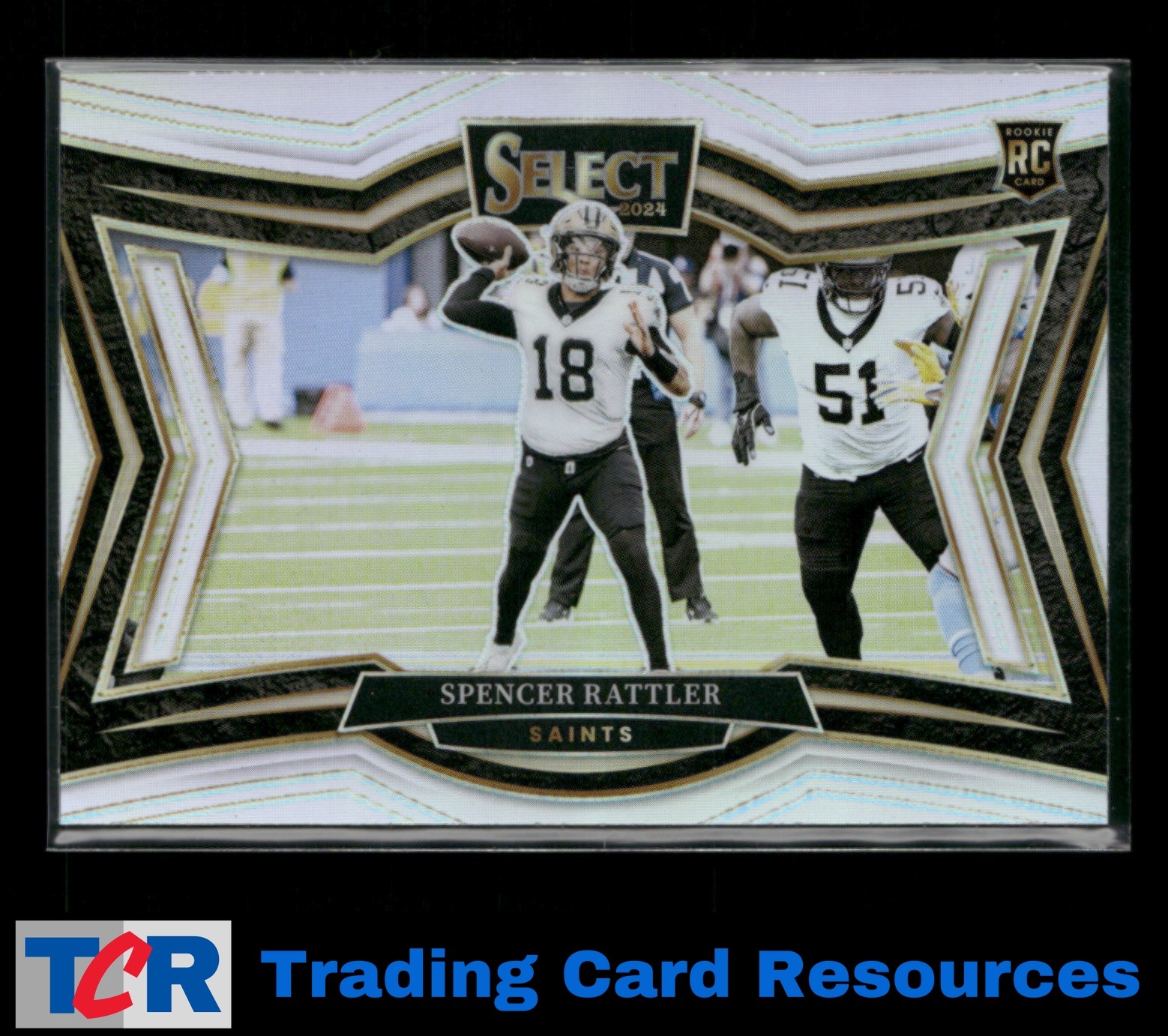 2024 Panini Select #493 Spencer Rattler Silver Prizm