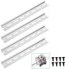 DIN Schiene Aluminium 4 St&uuml;ck 20cm breit f&uuml;r Schaltschrank Installationen