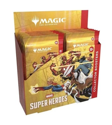 MTG Marvel Super Heroes Collector Booster Box Sealed Preorder Magic Ship 6/19