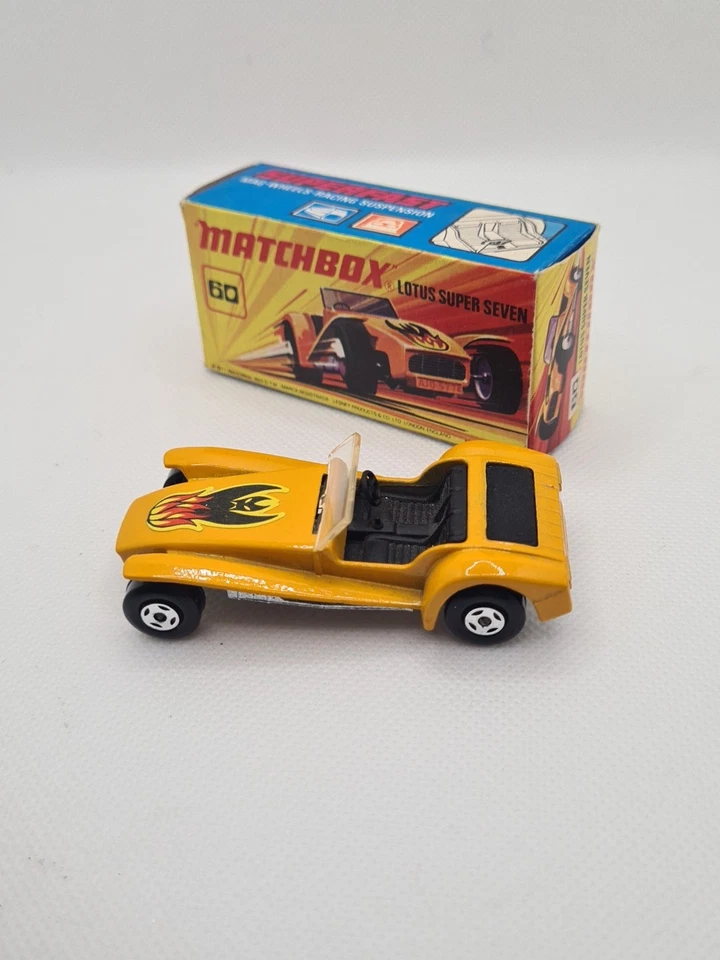 Matchbox Superfast No 60 Lotus Super Seven (1971) Mint Boxed - Image 2 of 4
