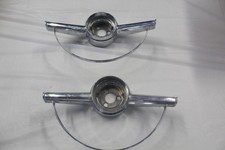 1964 Chevrolet Impala Steering Wheel Chrome Horn Rings Pair