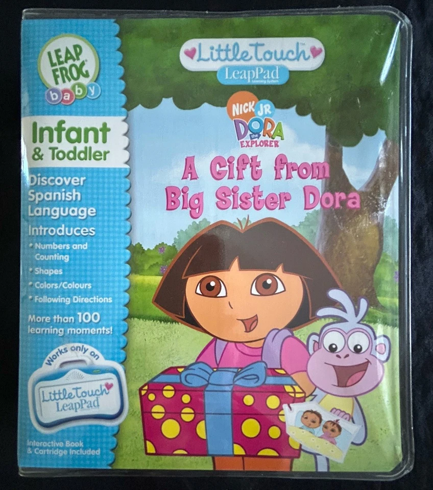 NEW 4 LeapFrog LittleTouch LeapPad Book Learning Cartridge Lot Dora Little Engin - Image 3 of 4