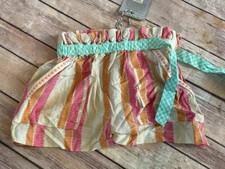 Matilda Jane size 4 Let's Go Together She Sells Seashells Shorts stripes NWT B6
