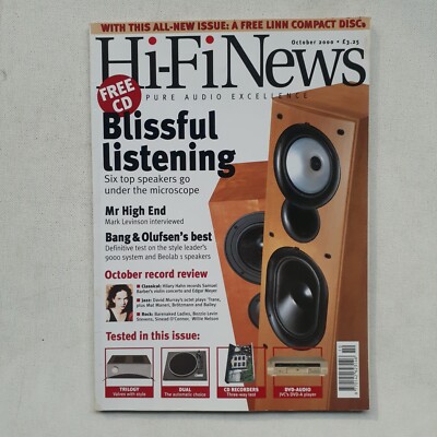 Hi-Fi News Speakers Bang & Olufsen Mark Levinson Trilogy Dual  Tannoy JVC Music