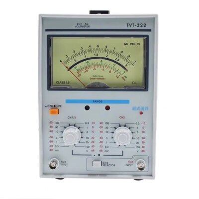 TVT-322 single-pointer double-pointer millivoltmeter high-precision dual-channel