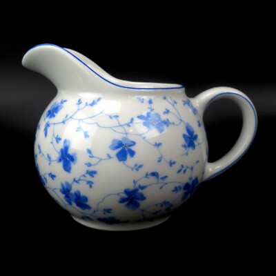 Arzberg Porzellan Milchkännchen Serie 1382 Blaublüten Hermann Gretsch Entwurf