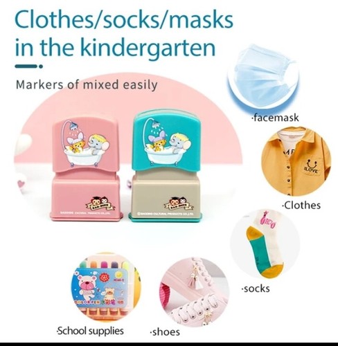 Children's Name Seal Custom Student's Name Stamp Kindergarten Clothes Waterproof - 第 1/3 張圖片