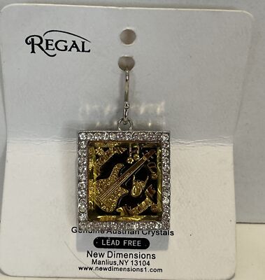 New   Rock  Regal Silverstone Genuine Australia Crystal Pendent (R)