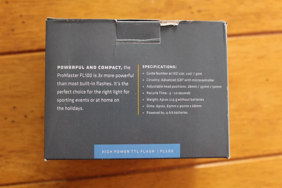 ProMaster FL100 Flash - For Canon EOS  DSLR Camera - 9378 [e] - Image 3 of 4