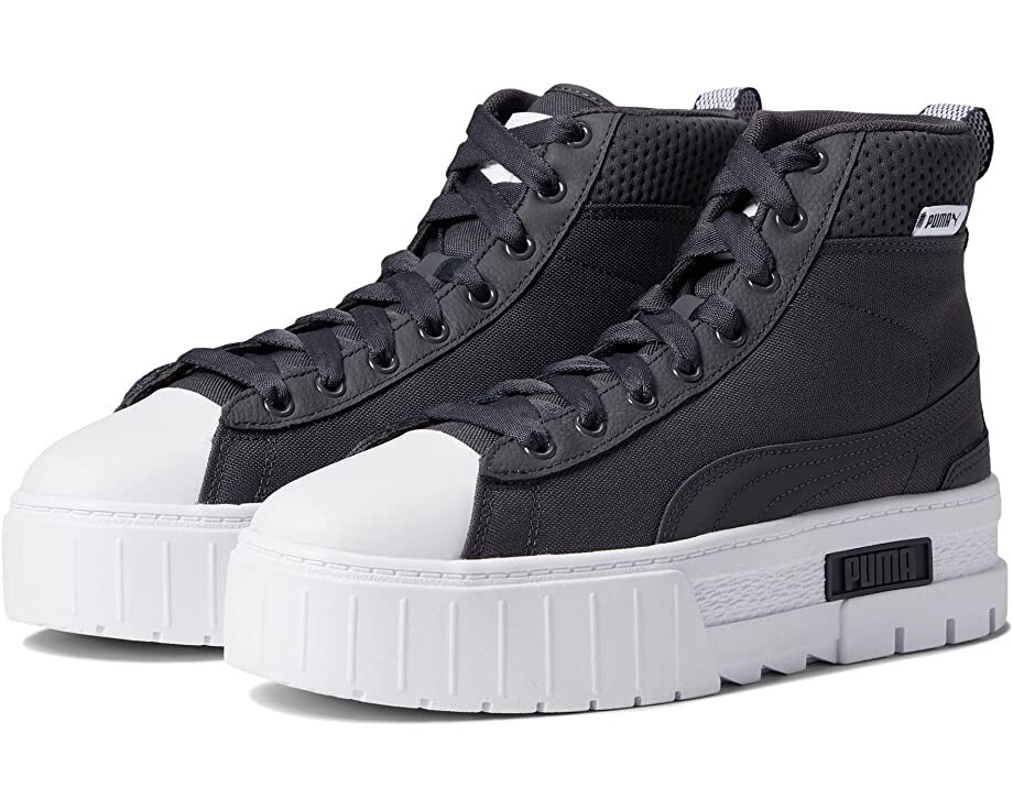 Woman's PUMA Mayze Mid Safari black US size 7.5 color black | eBay