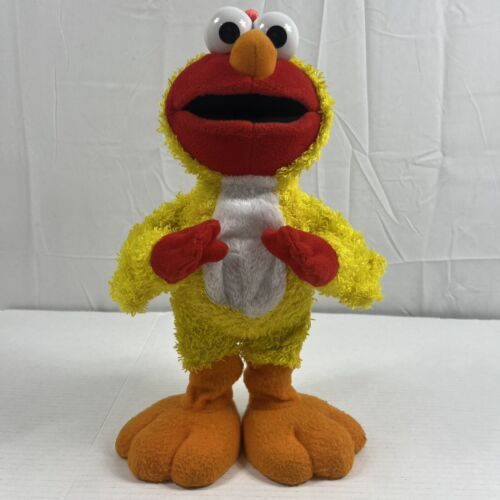 2001 Sesame Street Chicken Dance Elmo 12" Singing Dancing Mattel - Ships Fast! - Picture 1 of 13