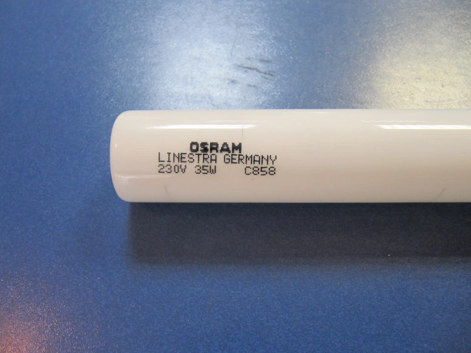 SELTENE  OSRAM  RADIUM SPECIAL LINESTRA 35W mit Metallsockel S14d opal weiß 1613 - Bild 4 von 4