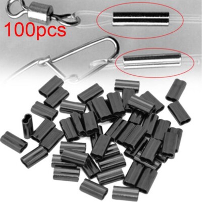 Fishing Copper Wire Rope Crimp Sleeve Metal Crimps For Cord - Buy