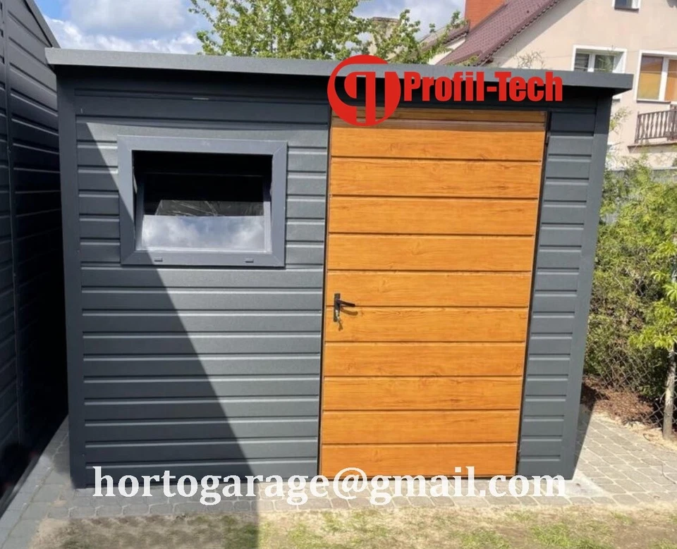 3x1 Blechgarage Doppeltgarage Moderngarage Fertiggarage Metallgarage Lagerraum - Bild 2 von 2